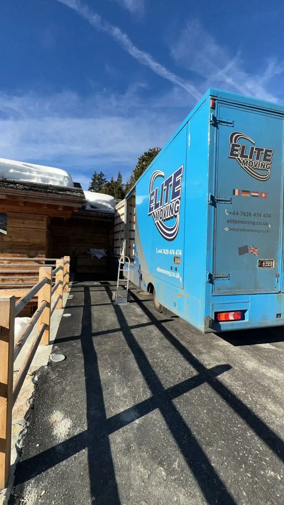 Elite Moving team providing professional relocation services in Verbier, Switzerland for UK to